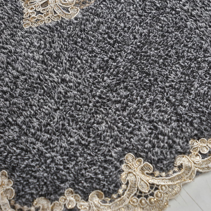 Mijölnir Juego de alfombras de baño Alne4650, Antracita